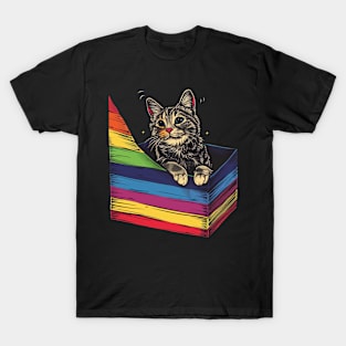 Cat LGBT Pride T-Shirt